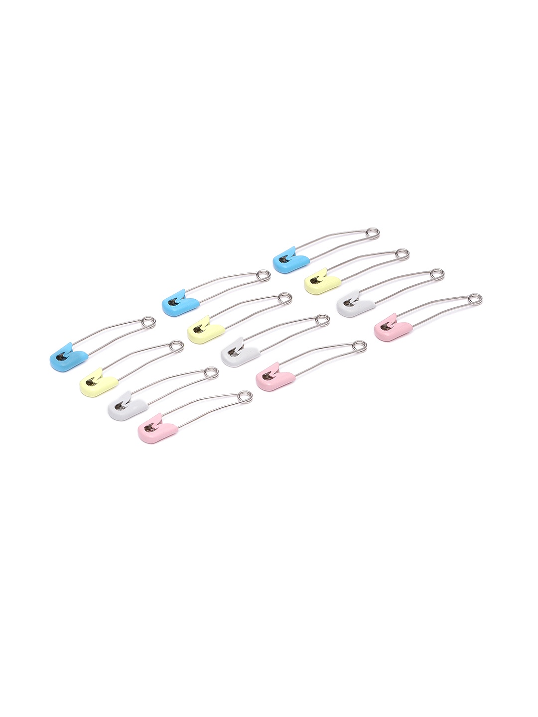 

AccessHer Set of 12 Acrylic Saree Pin, Multi