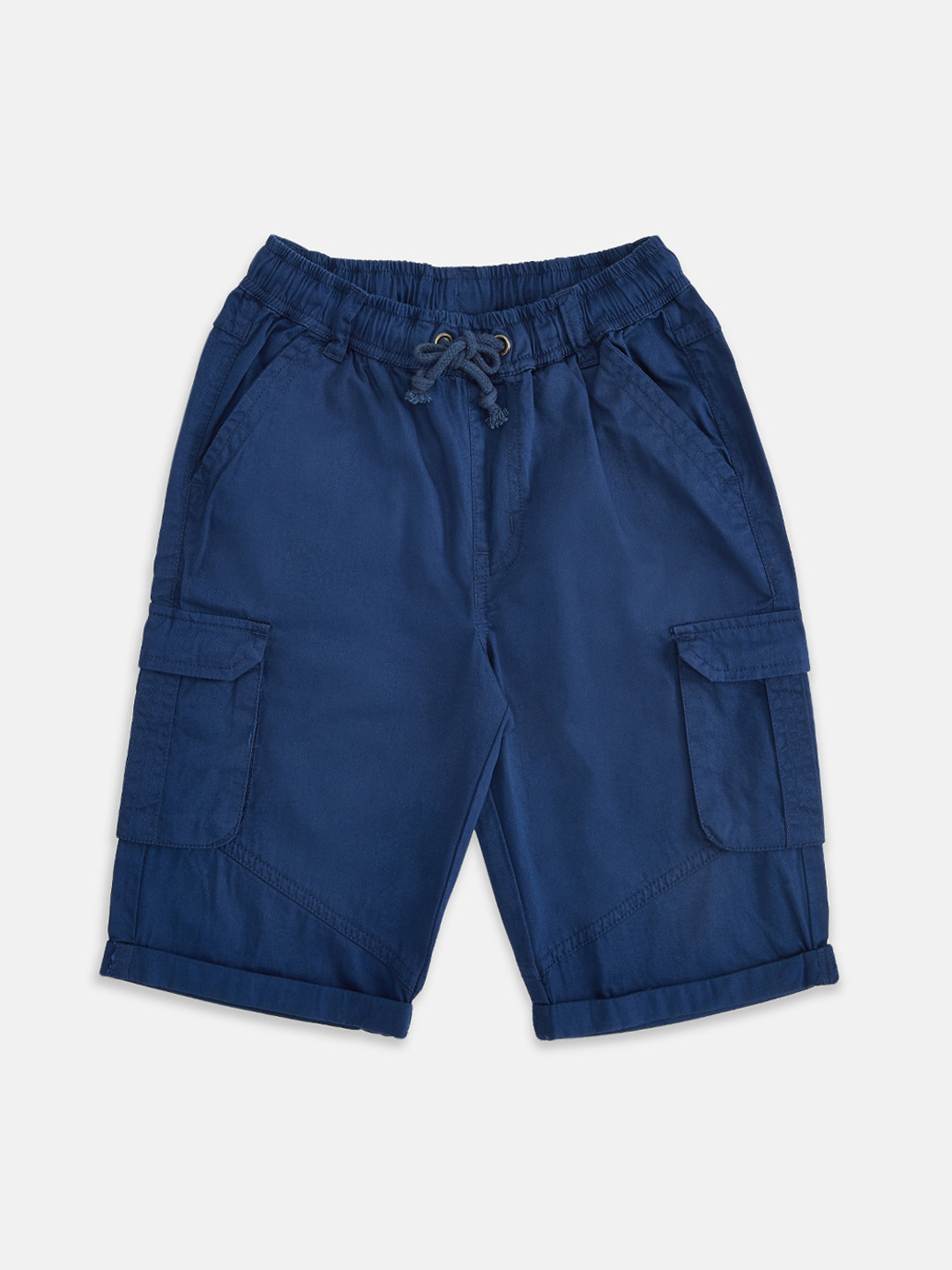 

Pantaloons Junior Boys Navy Blue Cargo Shorts
