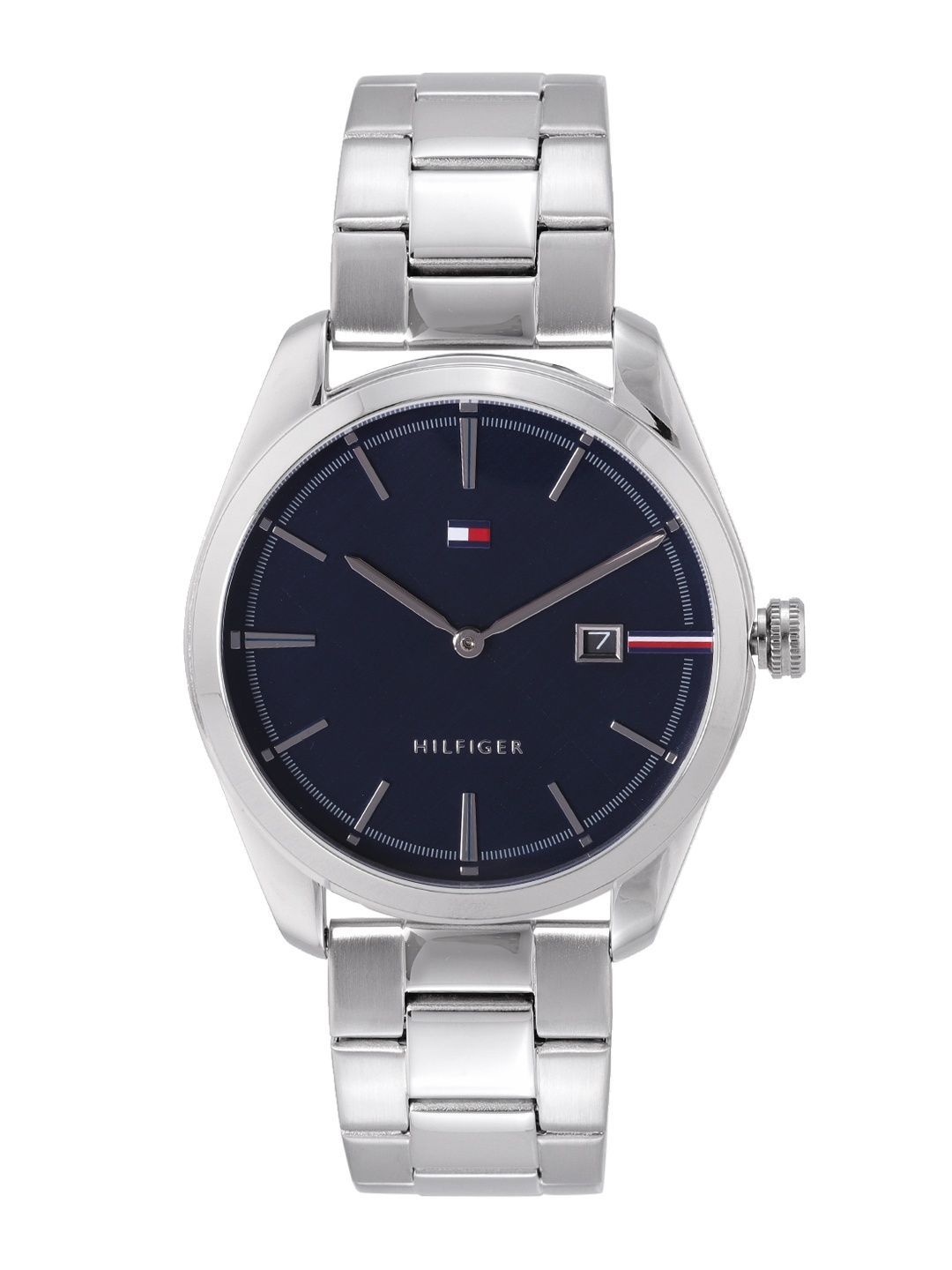 

Tommy Hilfiger Men Blue Theo Analogue Watch TH1710426W, Navy blue