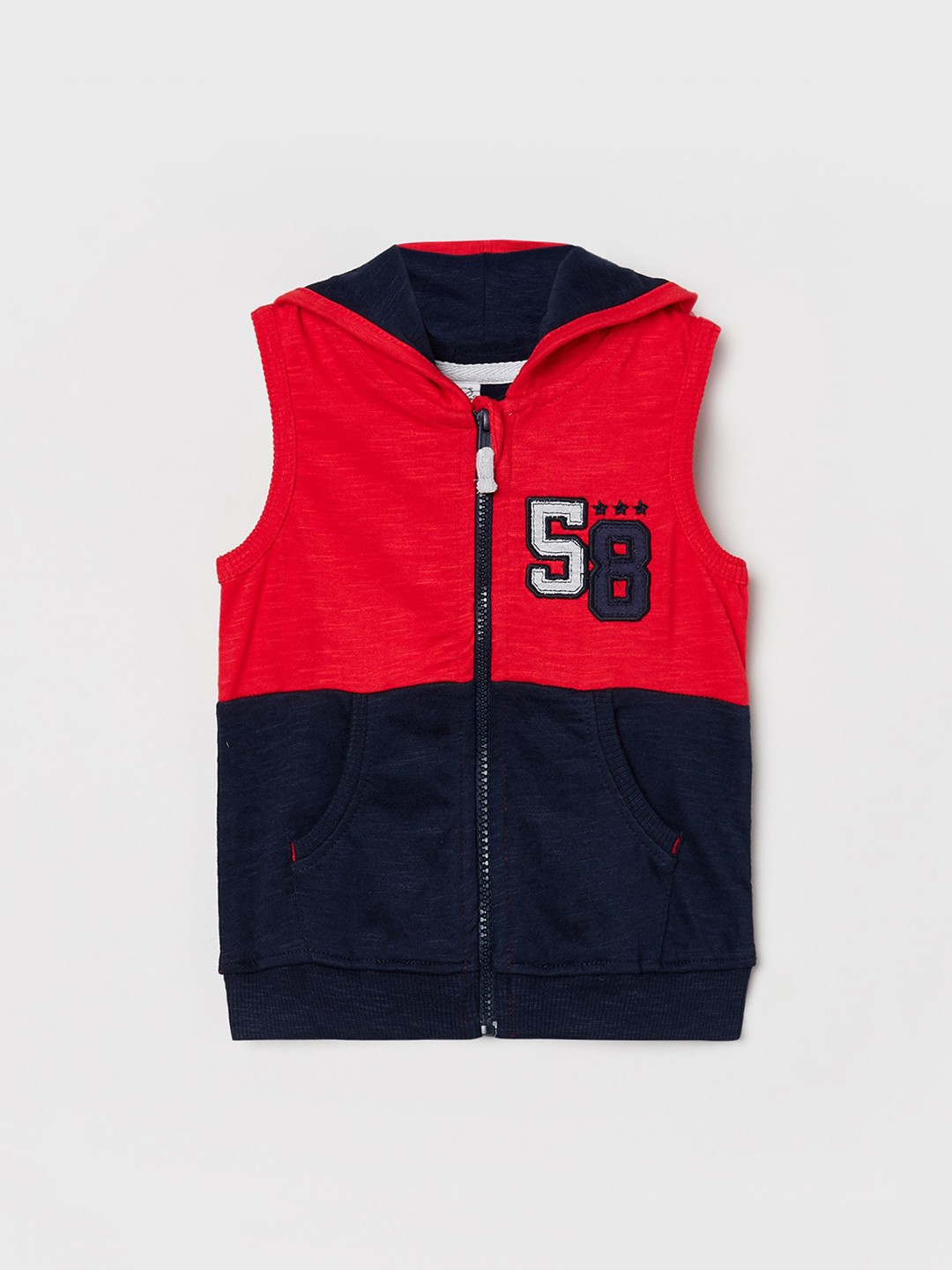 

max Boys Red Hooded Sweatshirt