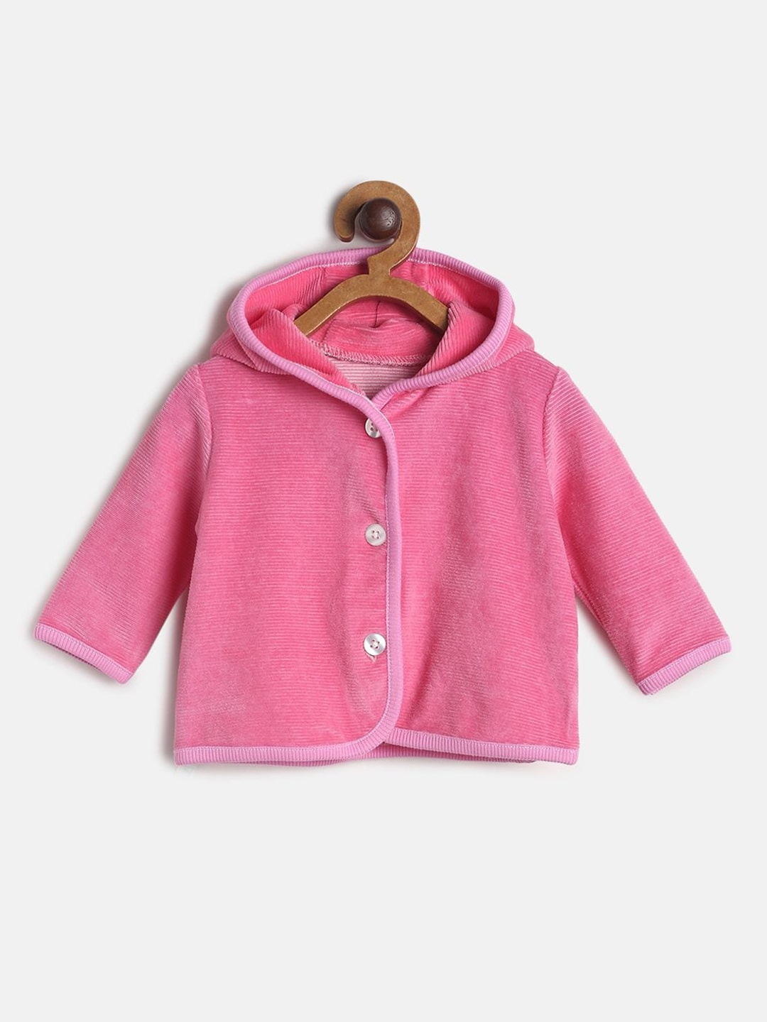 

MINI KLUB Girls Pink Lightweight Tailored Jacket with Patchwork