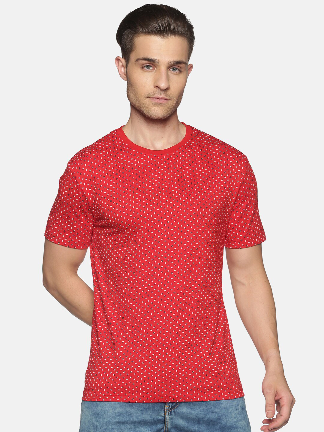 

UrGear Men Red Yoga T-shirt