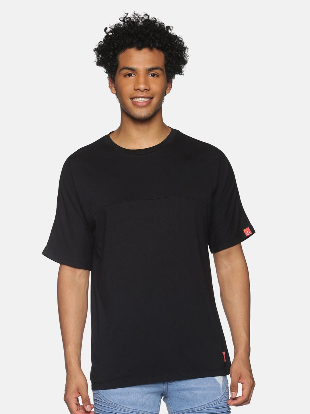 

UrGear Men Black Yoga T-shirt