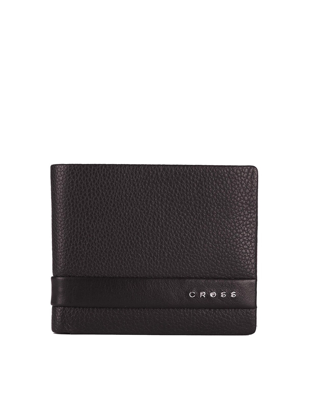 

Cross Men Black Textured Leather Two Fold Wallet