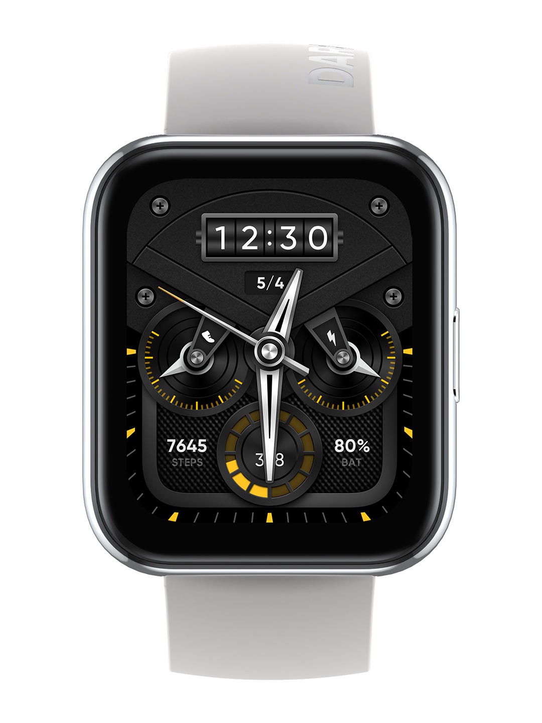 

Realme Grey Strap Smart Watch 2 Pro 1.75" HD Display & Dual Satellite GPS, Silver