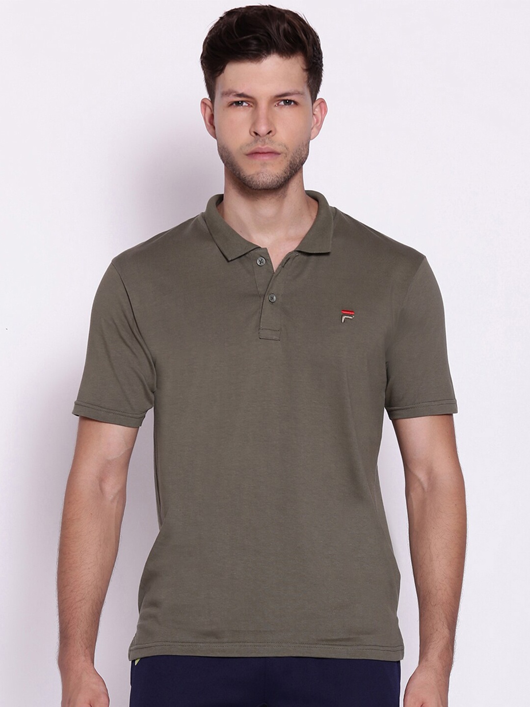 

FILA Polo Collar Slim Fit Tern T-shirt, Olive