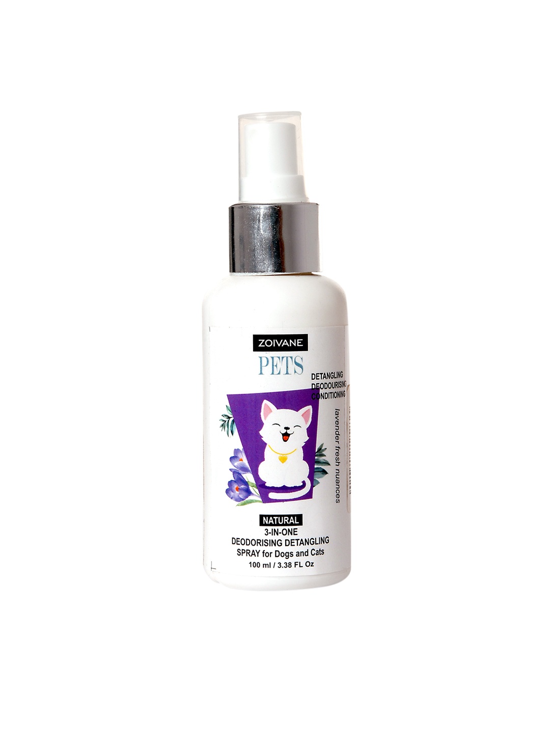 

ZOIVANE White Natural 3-in-1 Detangling Deodorizing Perfume