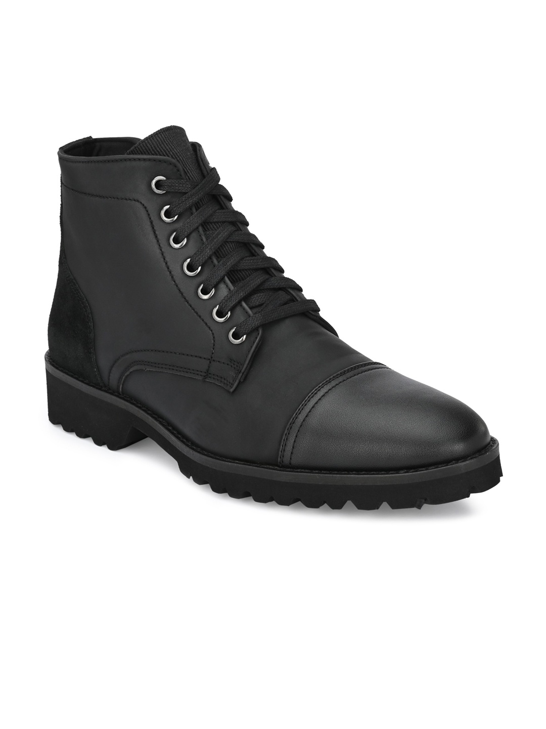 

Delize Men Black Flat Boots