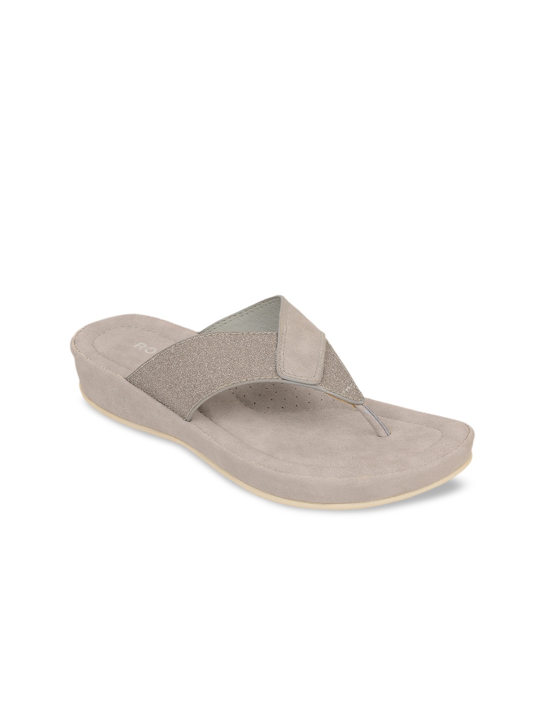 

Rocia Women Grey Open Toe Flats