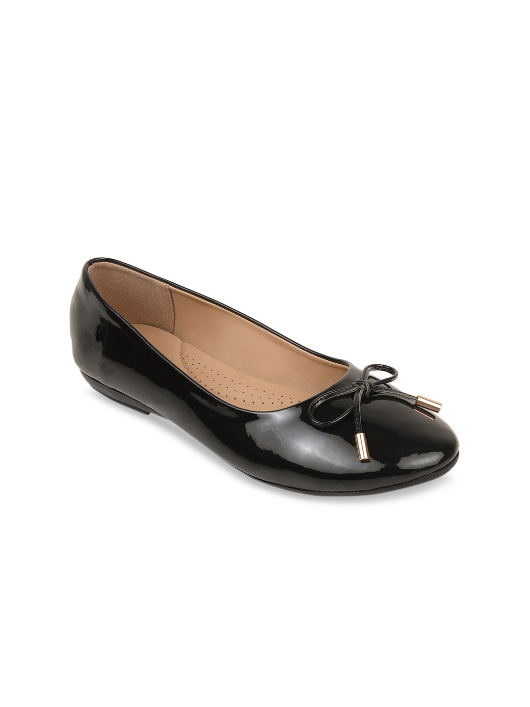 

Rocia Women Black Ballerinas with Bows Flats