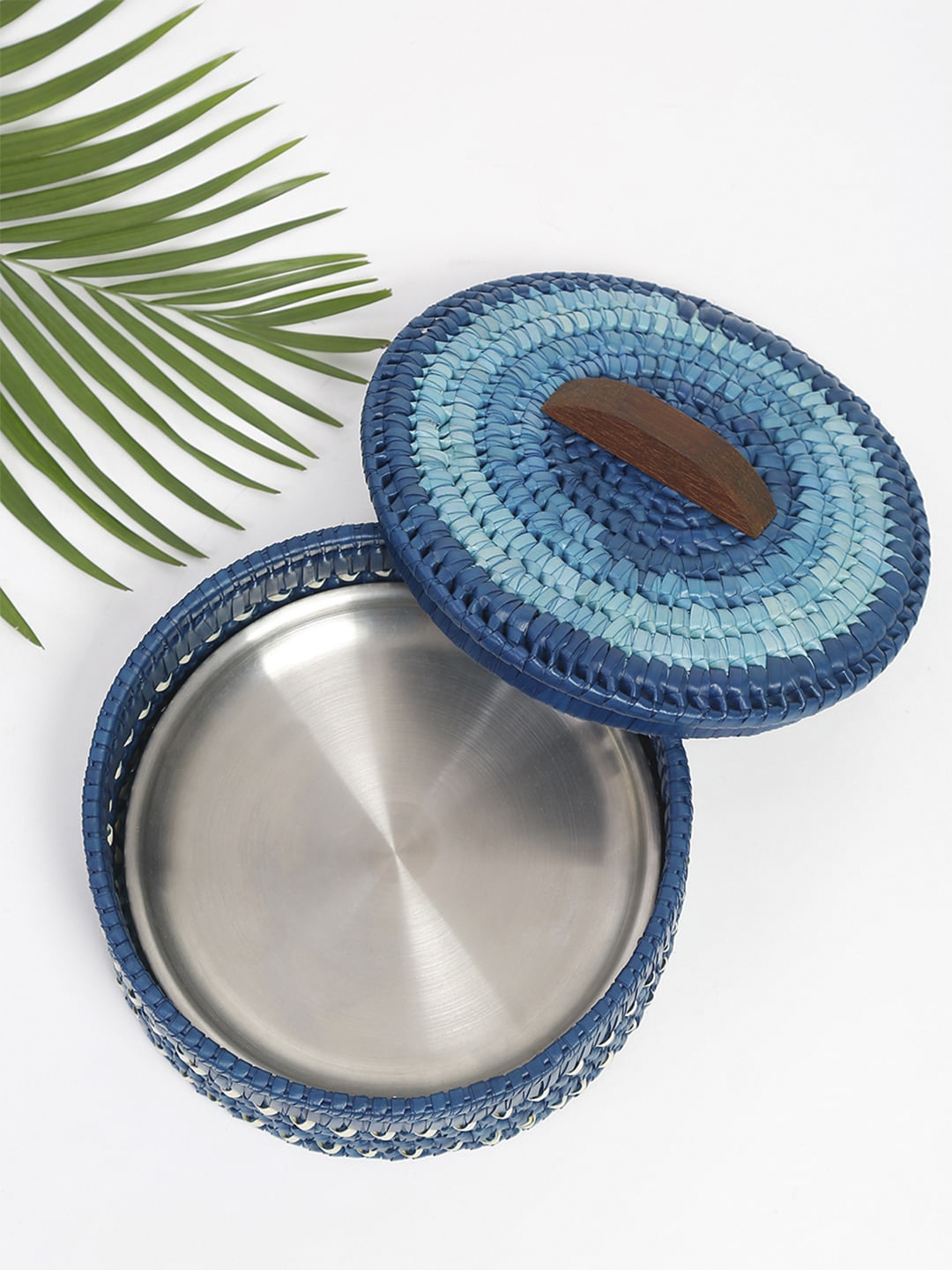 

Fabindia Blue Adriti Hand Woven Siyahi Roti Box