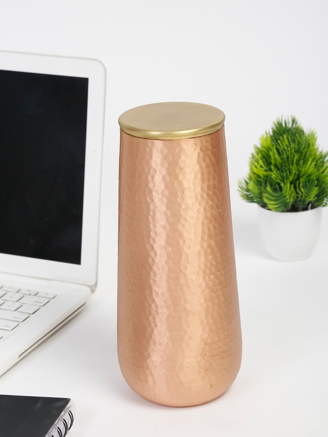 

Fabindia Copper-Toned Solid Metal Water Bottle