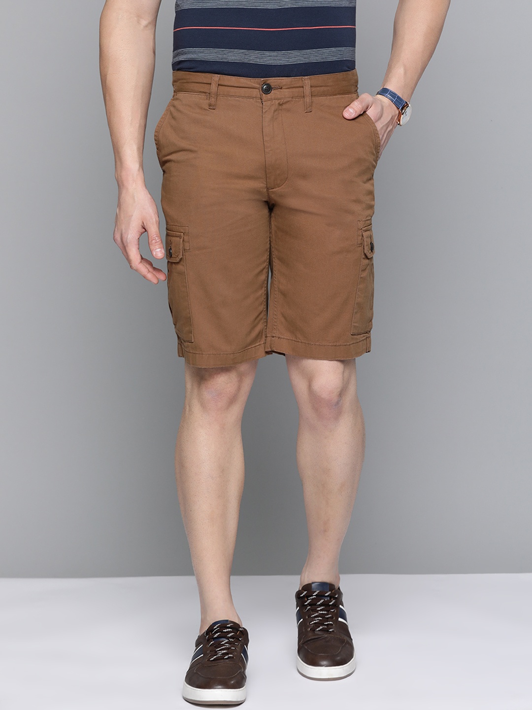 

Indian Terrain Men Brown Shorts