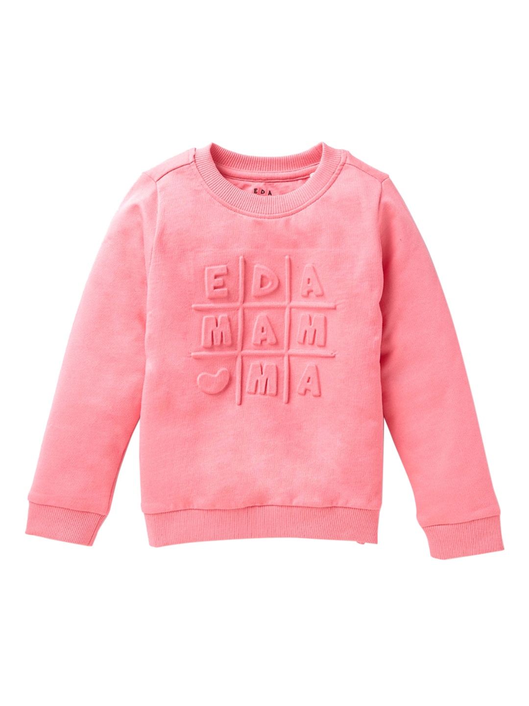 

Ed-a-Mamma Unisex Kids Coral Printed Sweatshirt
