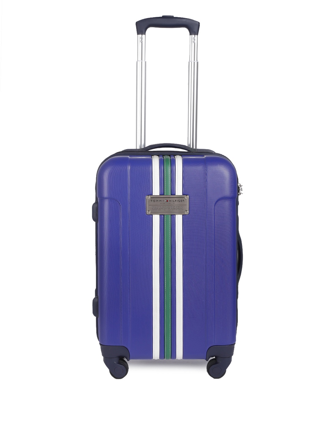 

Tommy Hilfiger Blue Solid Hard Luggage Trolley Bag