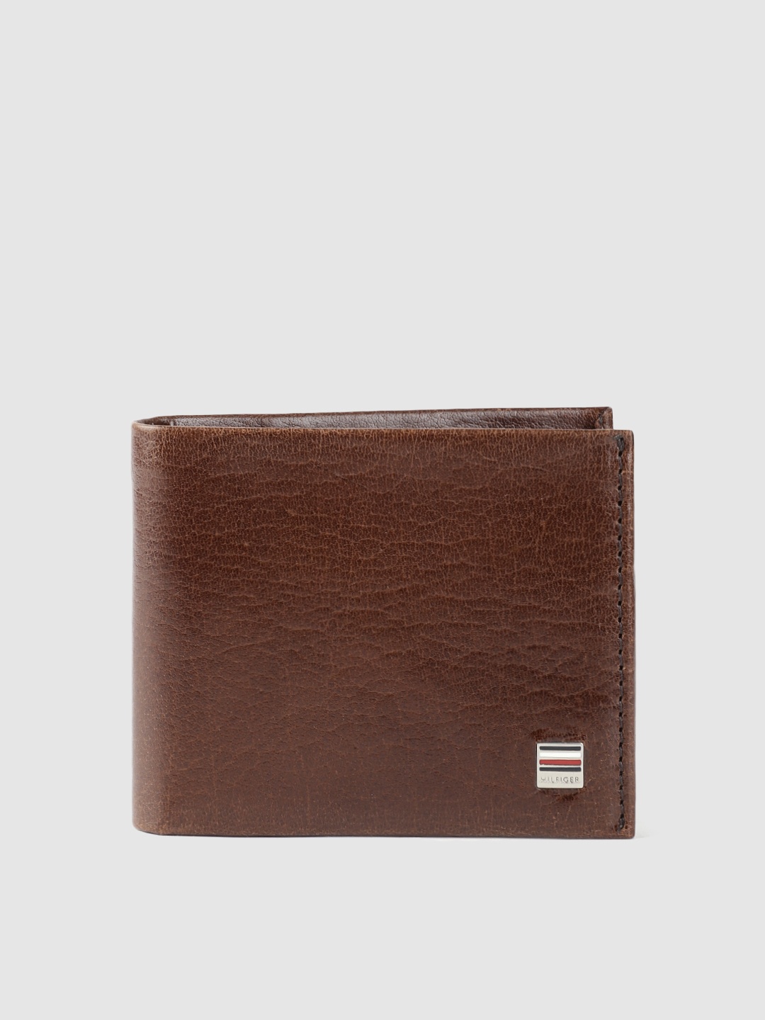 

Tommy Hilfiger Men Brown Leather Two Fold Wallet