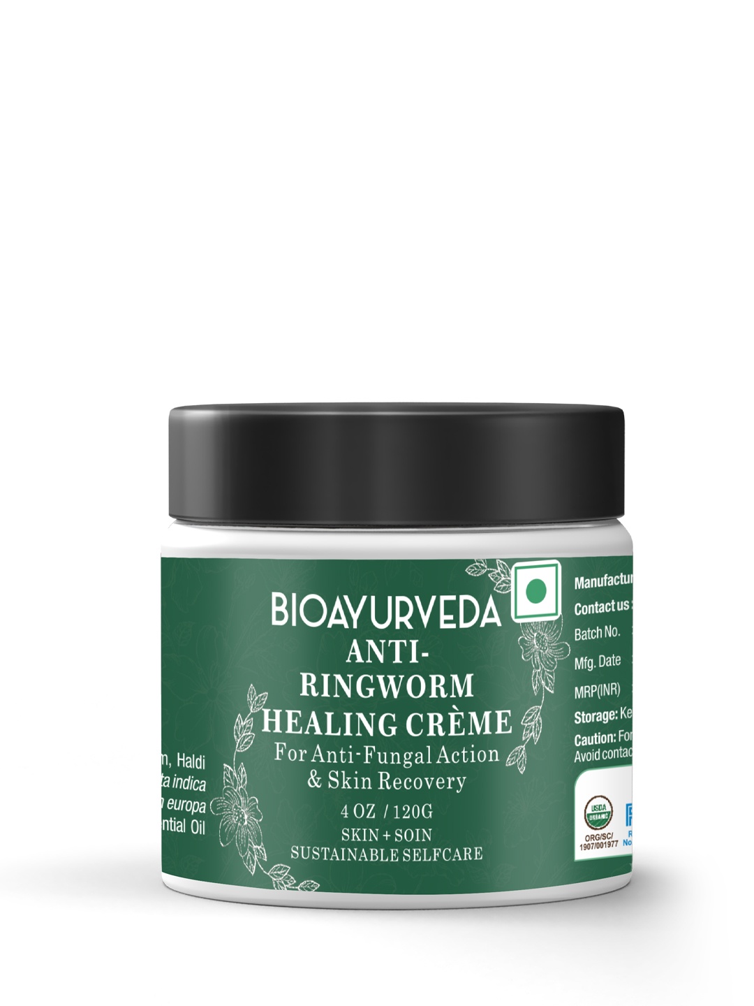 

BIOAYURVEDA Anti-Ringworm Healing Cream, Green