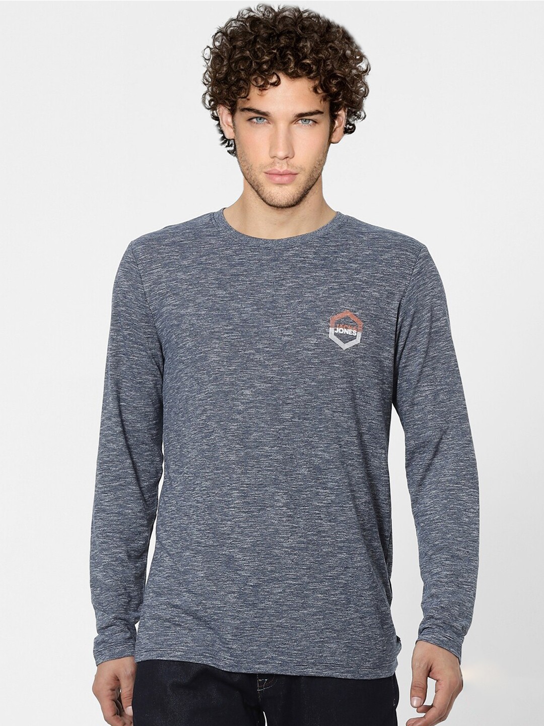 

Jack & Jones Men Blue T-shirt