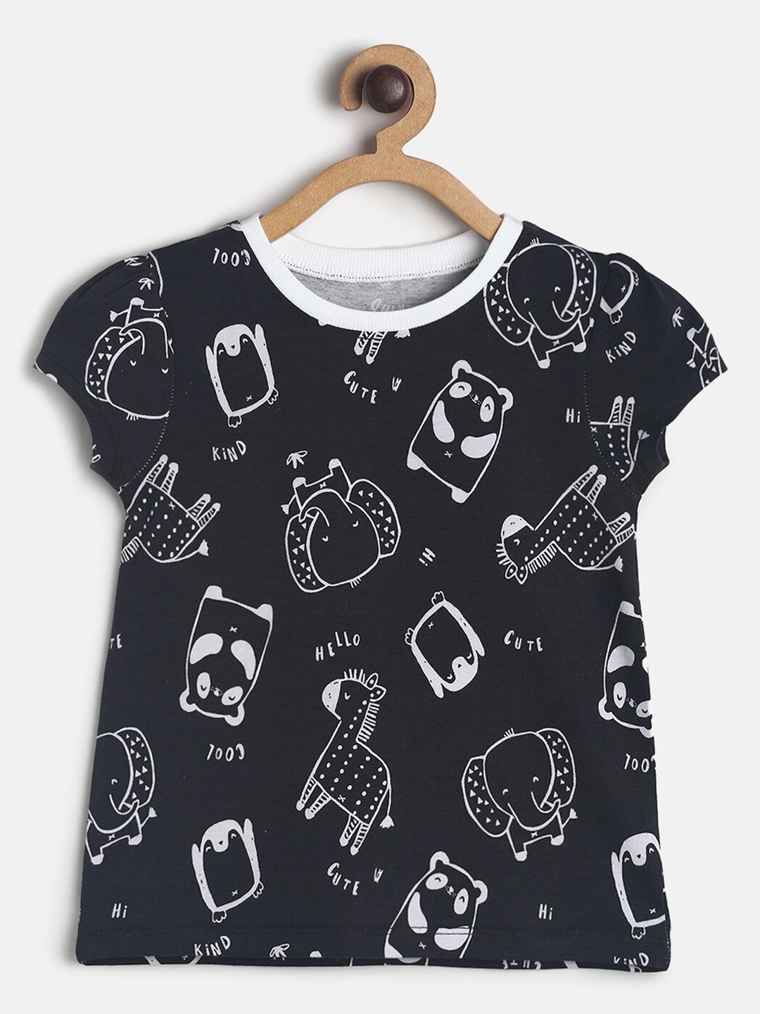 

MINI KLUB Black & White Regular Top