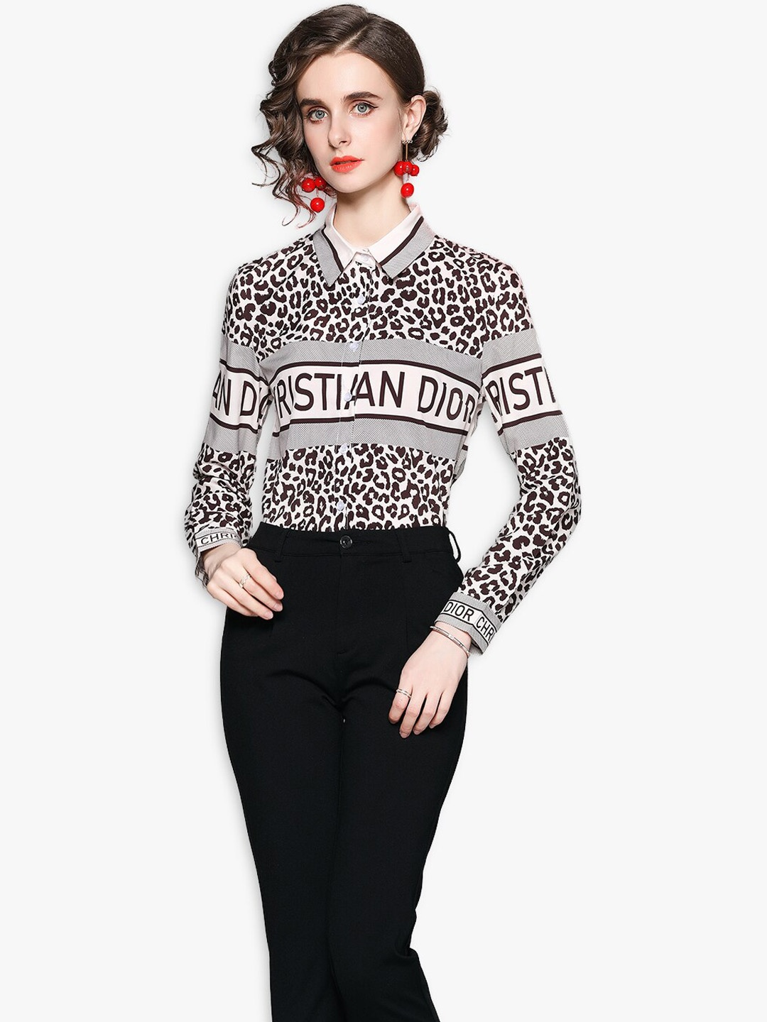

JC Collection Women Multicoloured Opaque Printed Casual Shirt, Multi
