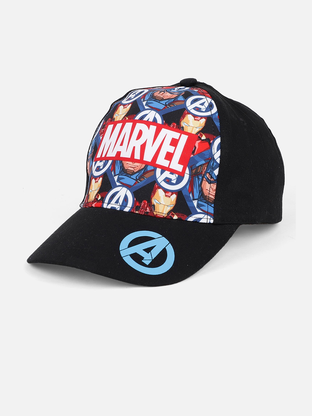 

Kids Ville Avengers Featured Boys Black & Multicoloured Marvel Printed Baseball Cap