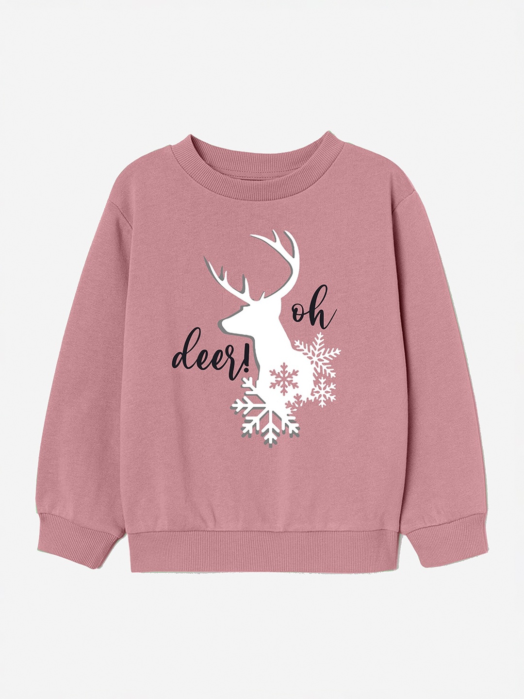 

Naughty Ninos Girls Pink Printed Sweatshirt