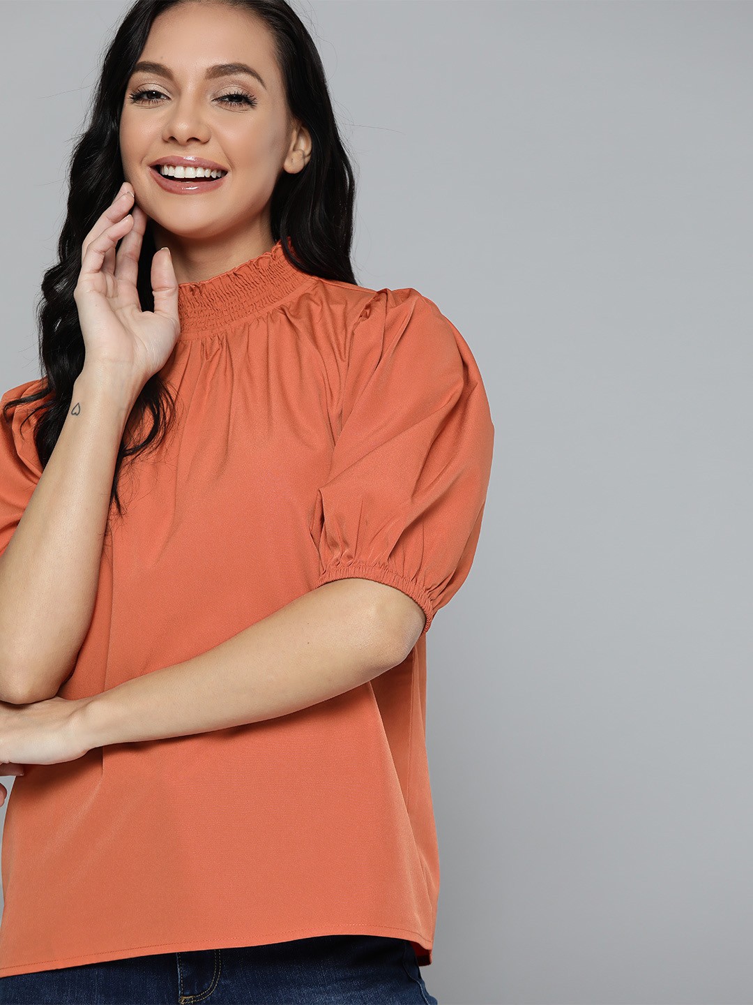 

Mast & Harbour Orange Top