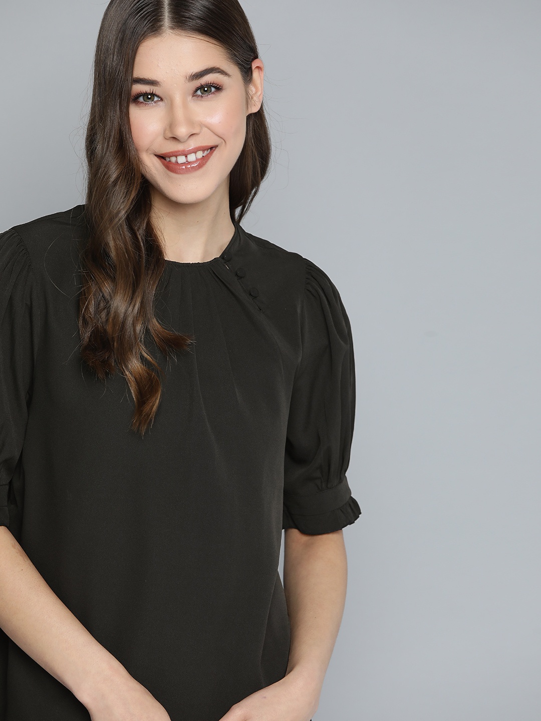 

Mast & Harbour Black Solid Top