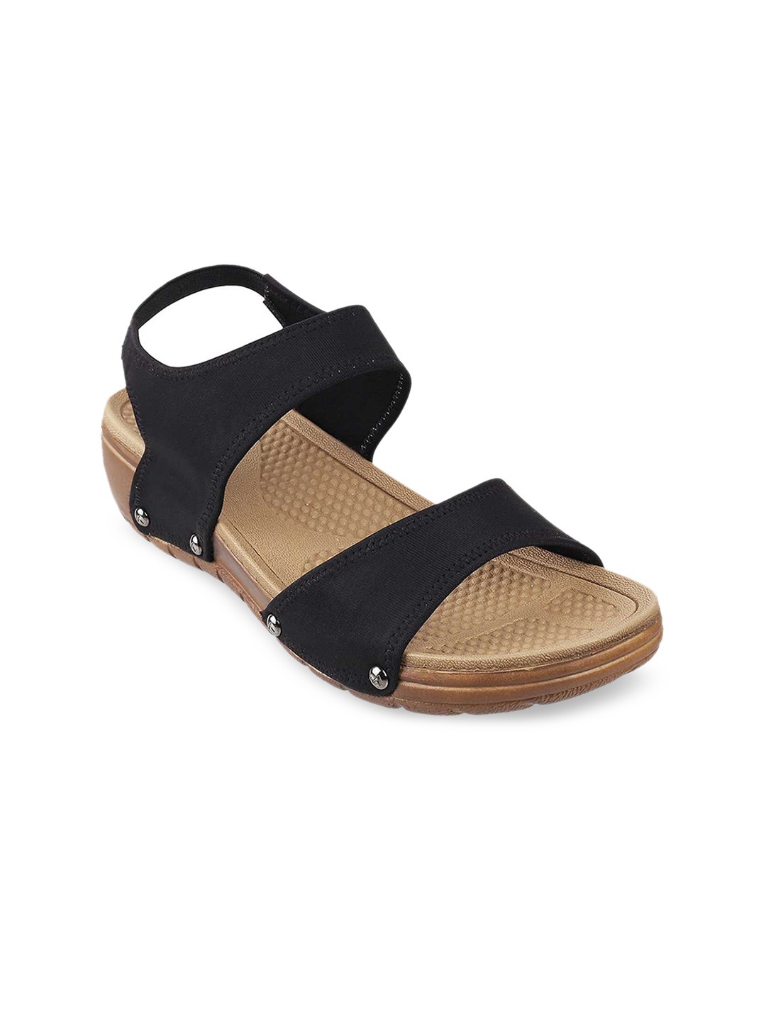 

Metro Black Synthetic Wedge Sandals