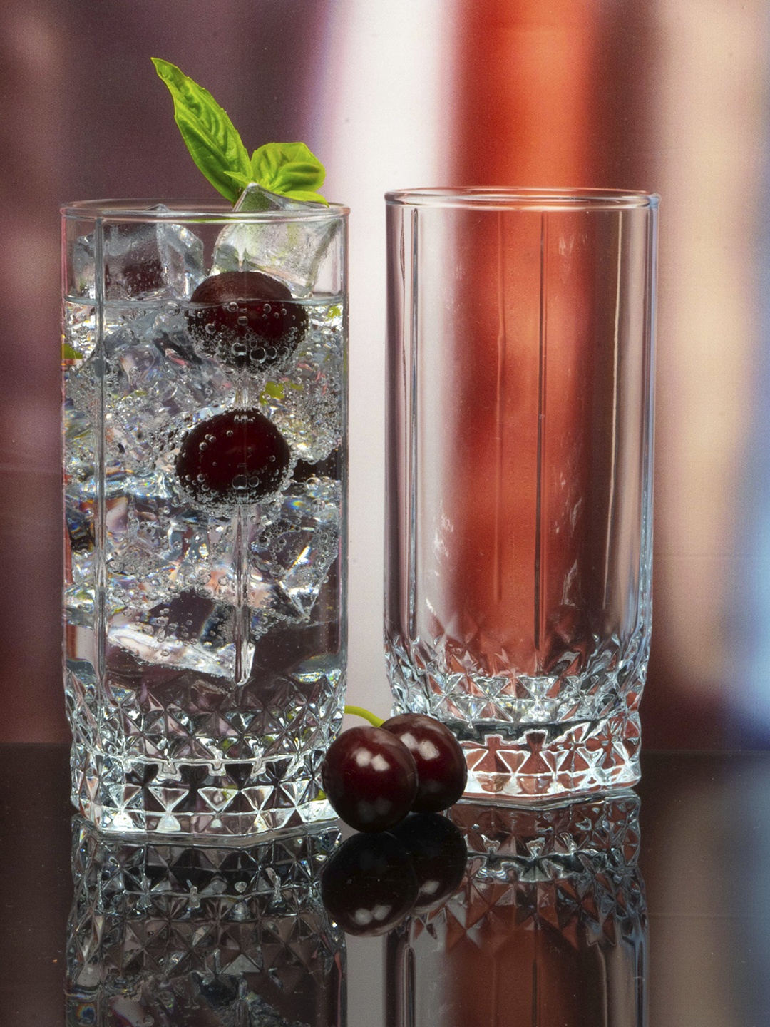 

GOODHOMES Set Of 6 Transparent Solid Glass Tumblers