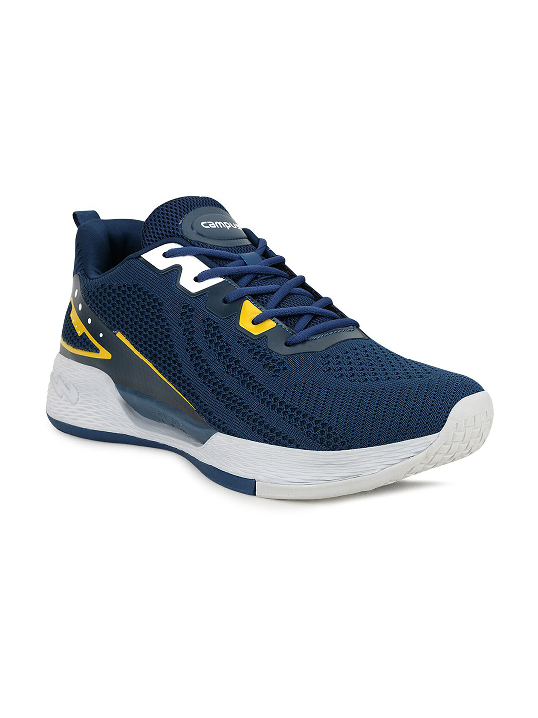 

Campus Men Blue Mesh Running Marking Shoes