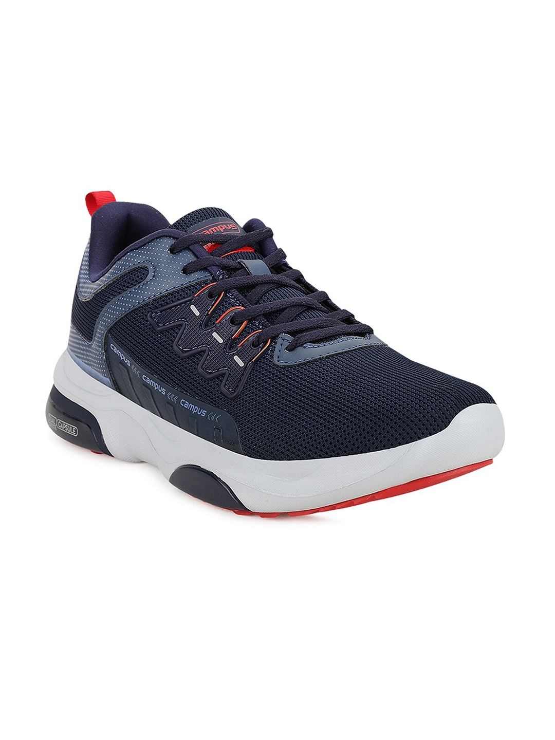 

Campus Men Navy Blue Mesh Running Shoes