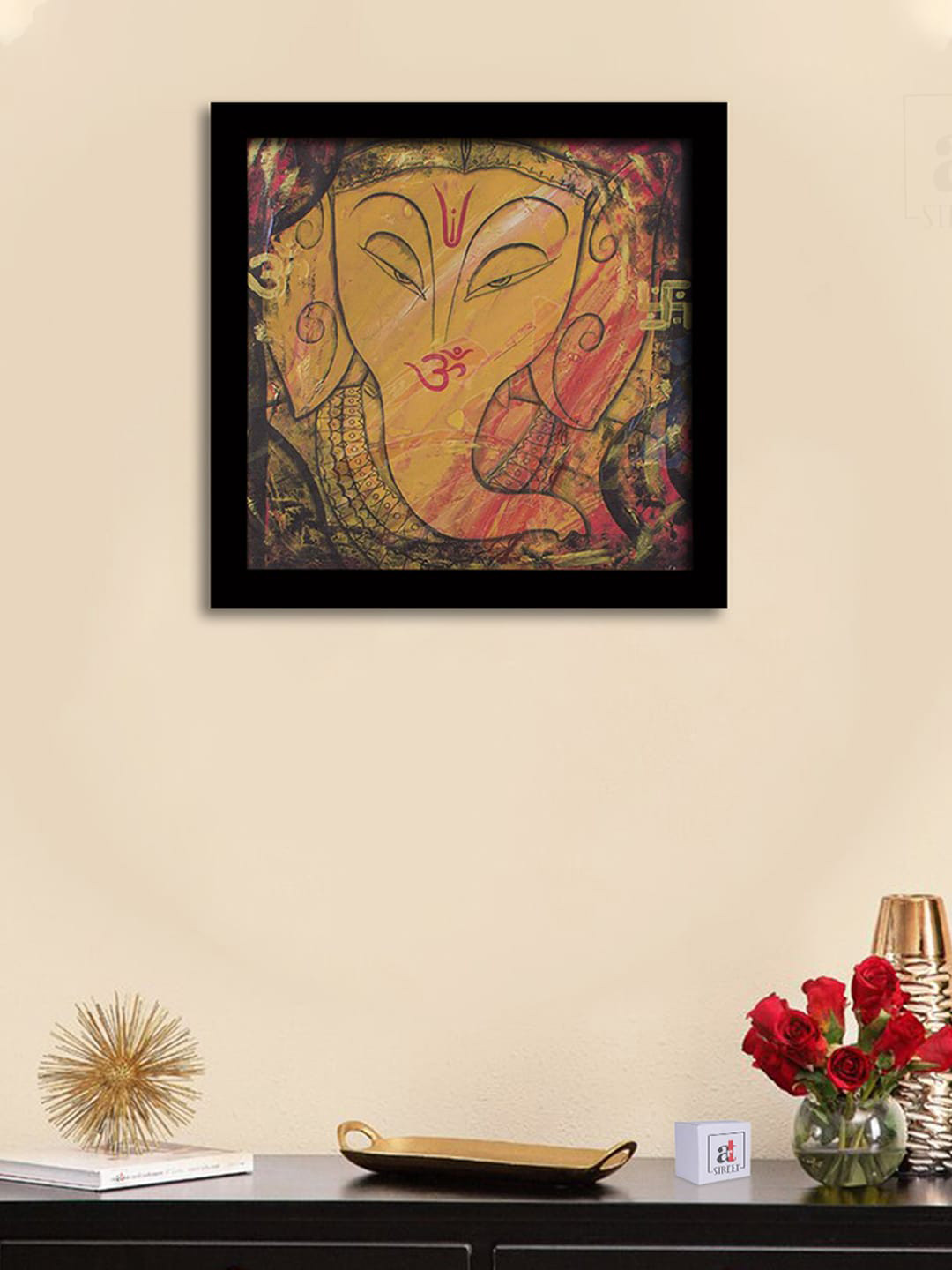 

Art Street Black & Mustard-Yellow Framed Wall Art