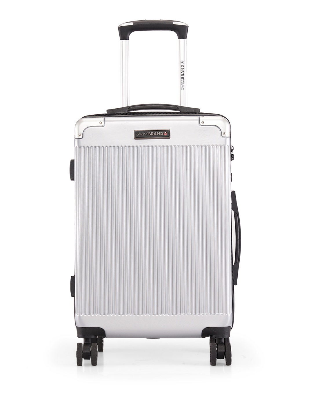 

SWISS BRAND Geneve Silver Hard Case 20 inch Cabin Trolley Bag