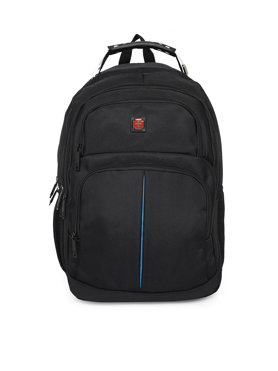 

SWISS BRAND Unisex MANDAVILLE Hard Material Medium Size Backpack, Black