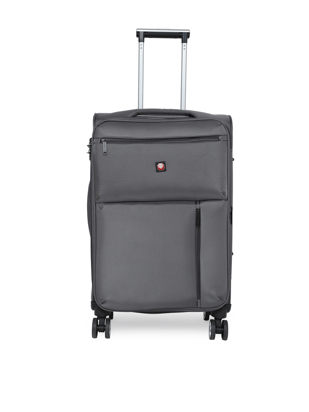 SWISSBRAND LOCARNO Range Dark Grey 24" Medium Soft Trolley Bag