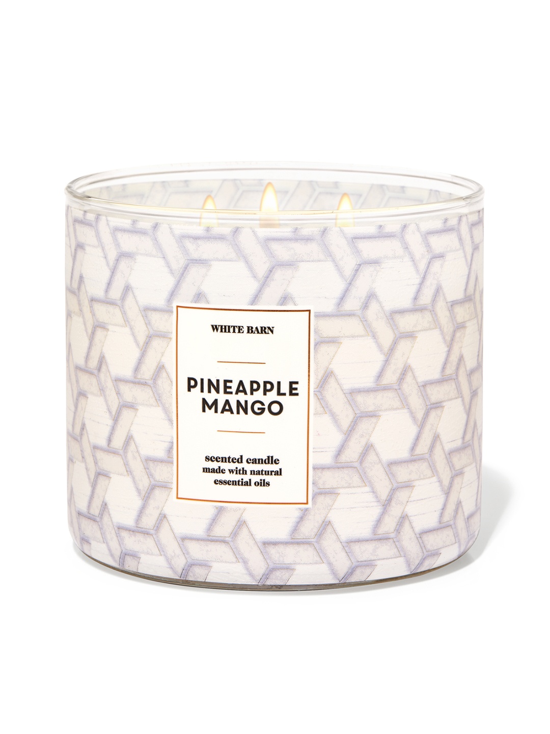 

Bath & Body Works Pineapple Mango 3-Wick Candle - 411 g, Off white