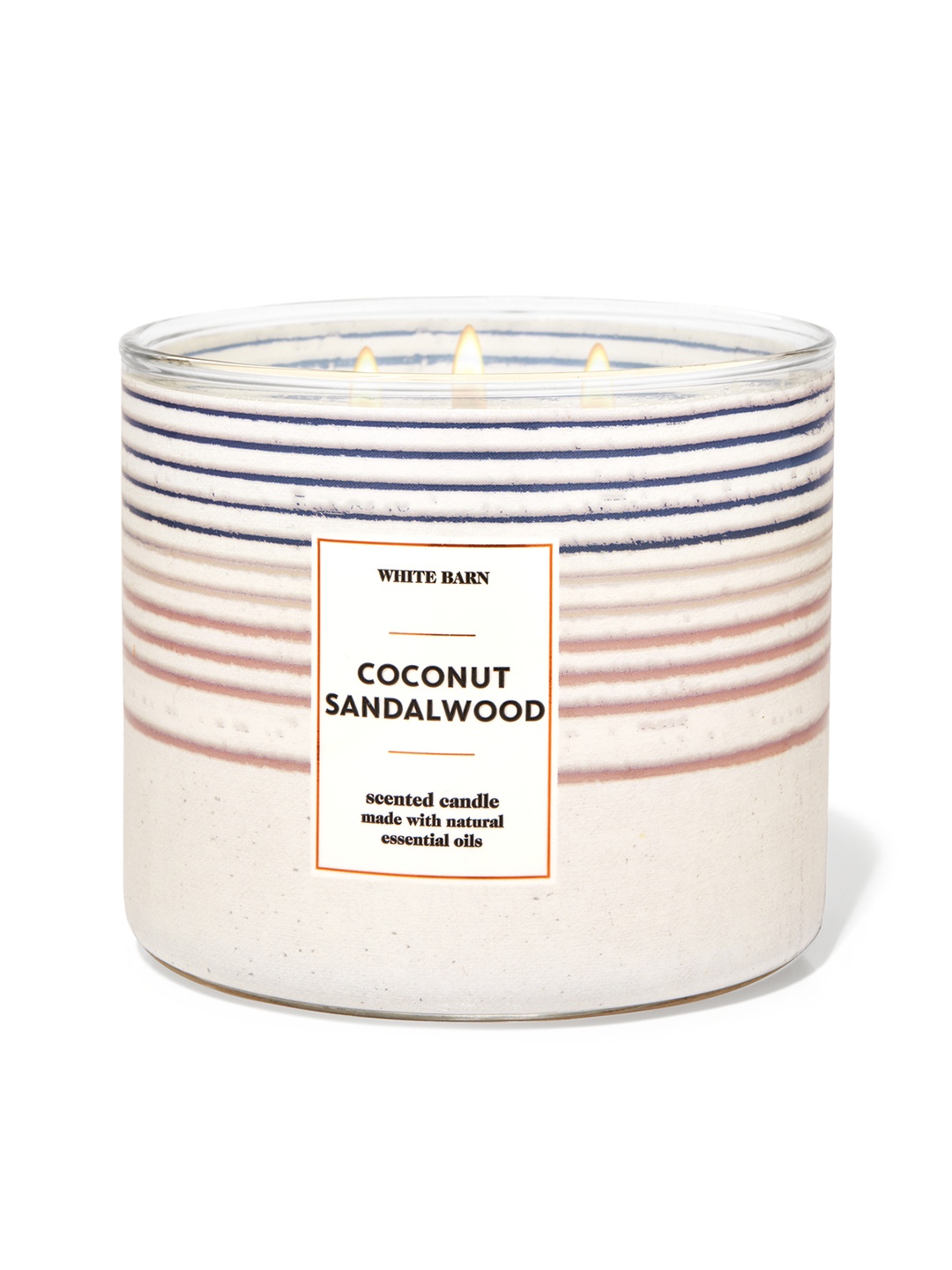 

Bath & Body Works Coconut Sandalwood 3-Wick Candle, White