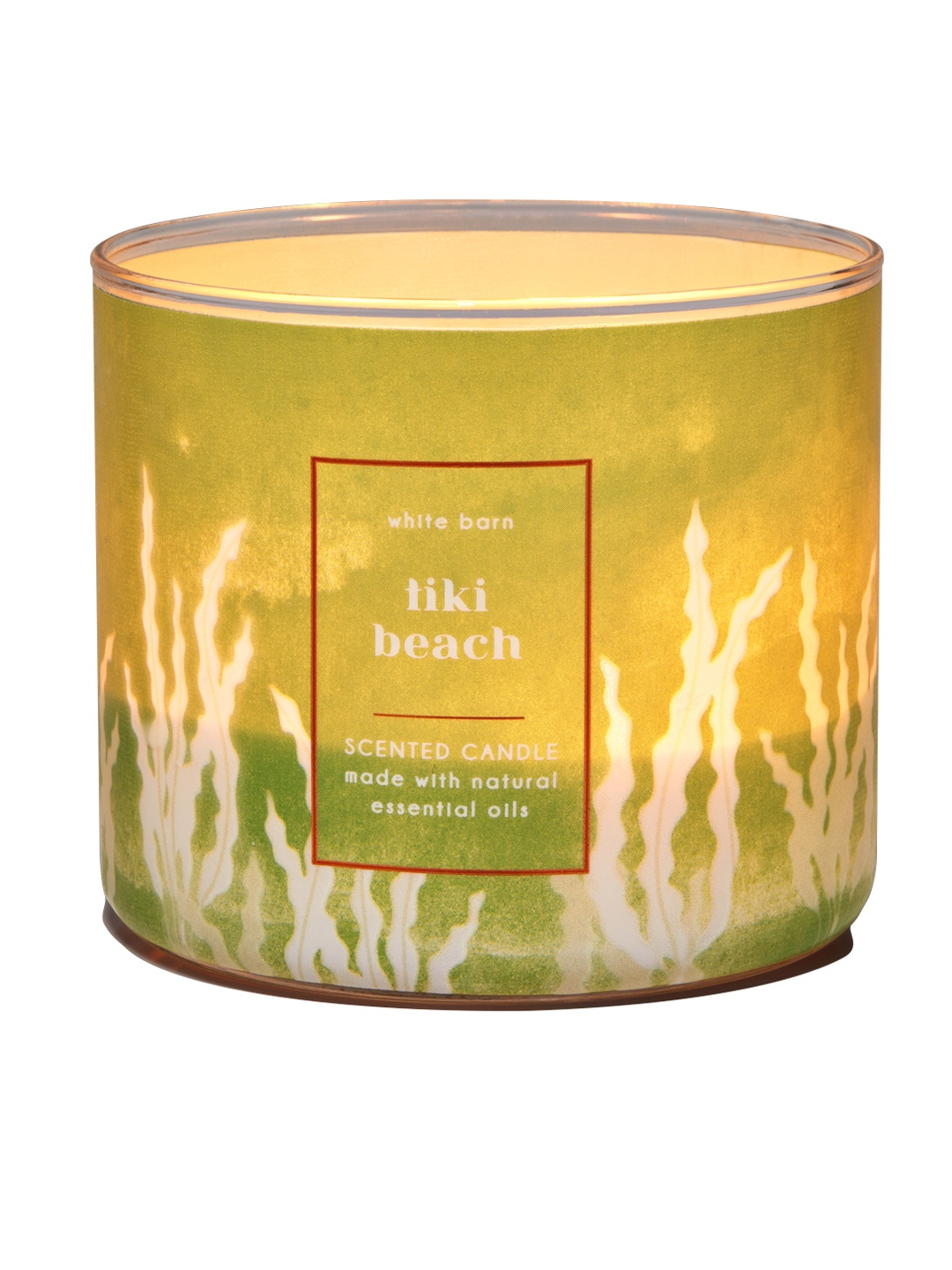 

Bath & Body Works Tiki Beach 3-Wick Scented Candle 411g, Olive