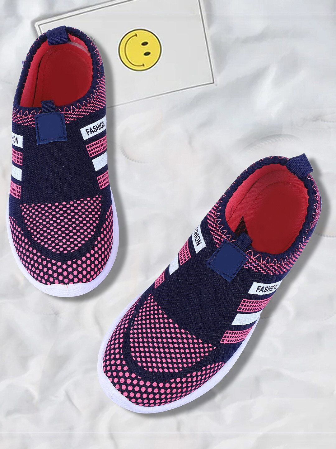 

FABBMATE Women Pink Walking Non-Marking Shoes