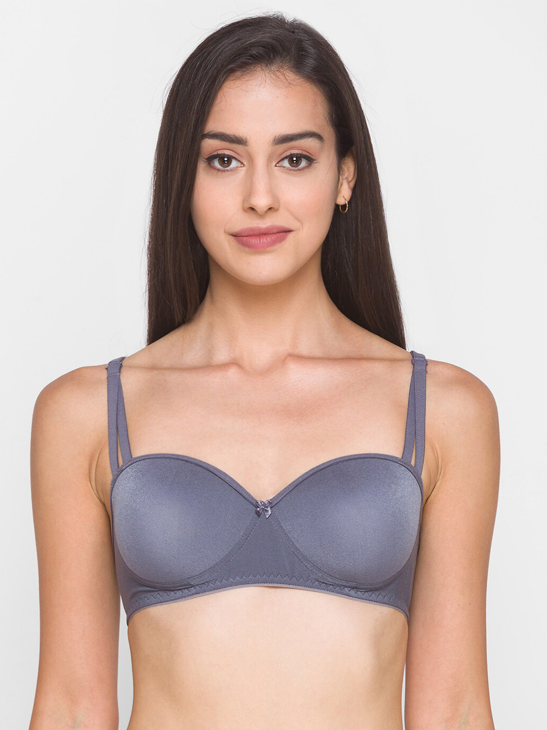 

Candyskin Grey Everyday Bra - Lightly Padded