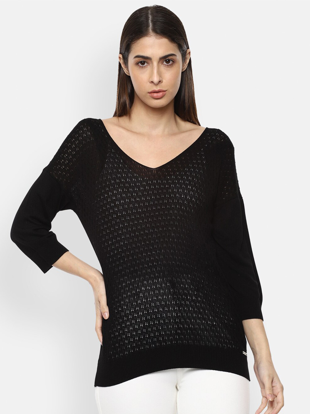 

Van Heusen Woman Women Black Pullover