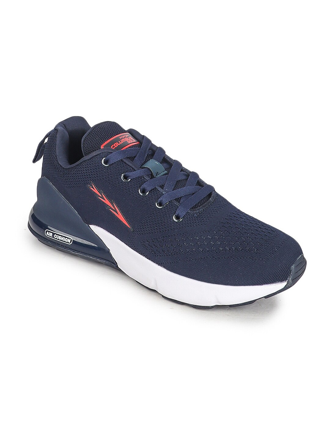 

Columbus Men Navy Blue Mesh Running Non-Marking Shoes