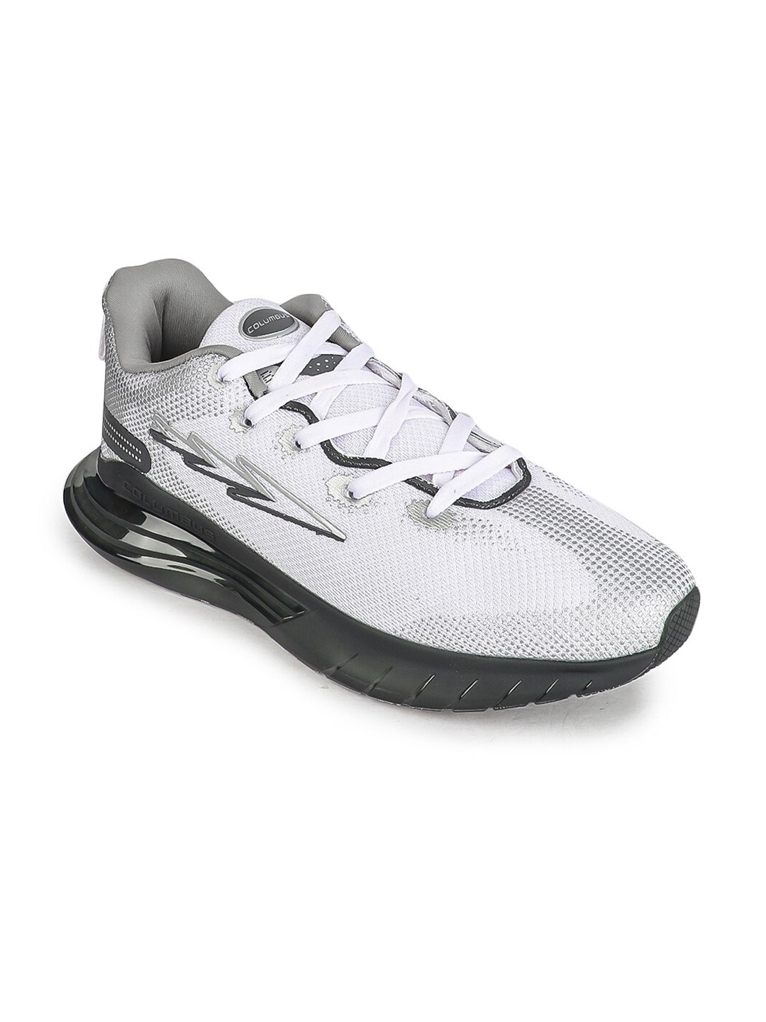 

Columbus Men White Mesh Running Non-Marking Shoes