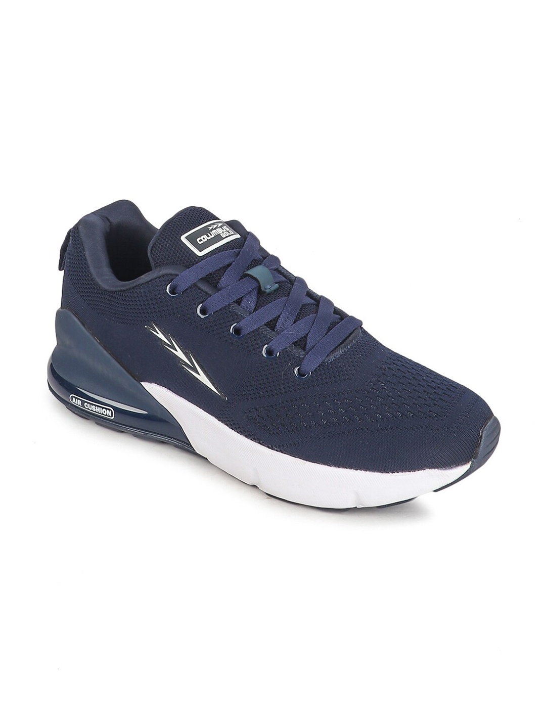 

Columbus Men Navy Blue Mesh Running Non-Marking Shoes