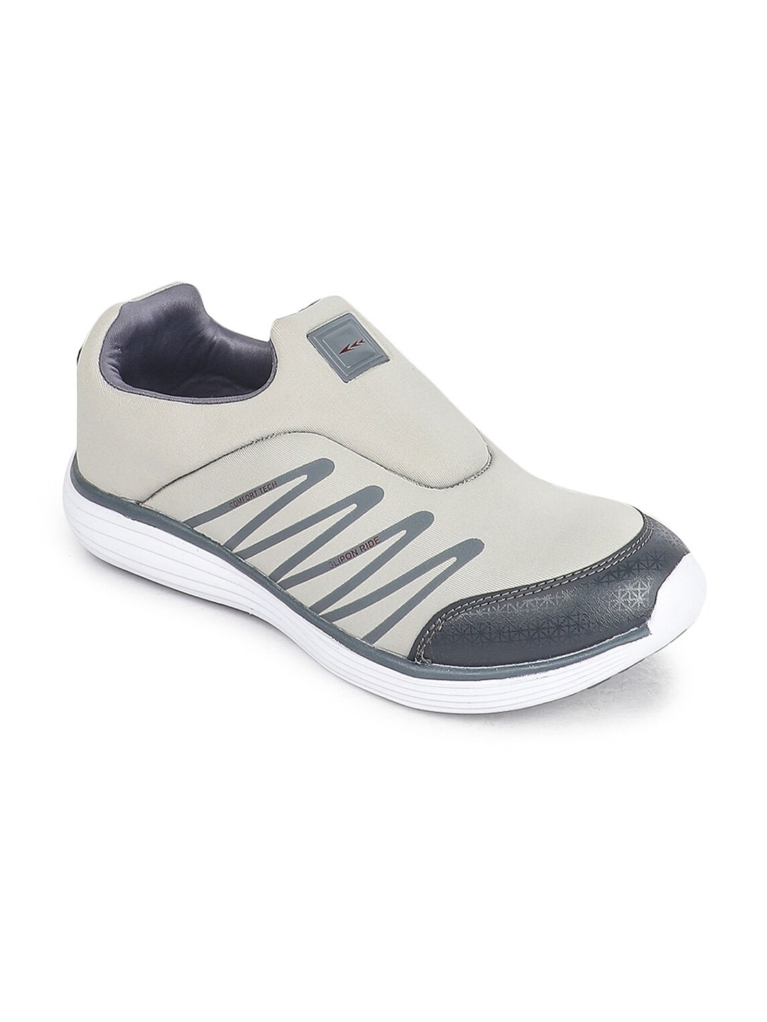 

Columbus Men Grey Mesh Running Non-Marking Shoes