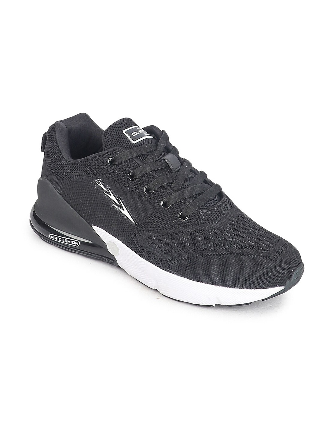 

Columbus Men Black Mesh Running Non-Marking Shoes