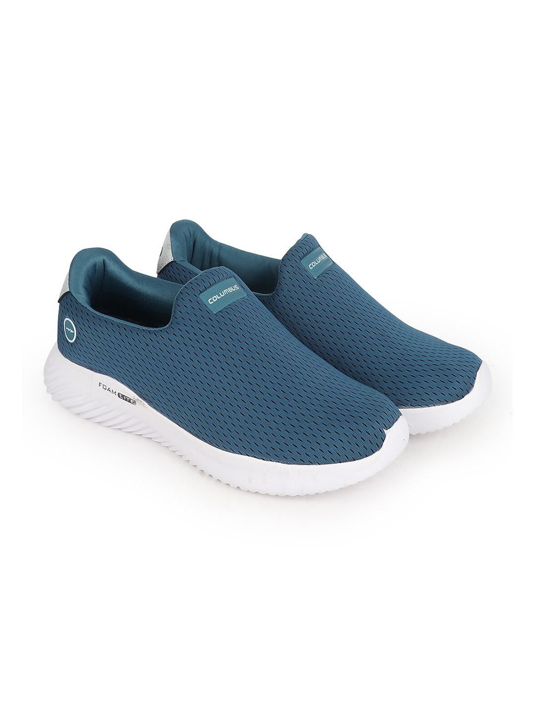 

Columbus Men Blue Mesh Running Non-Marking Shoes