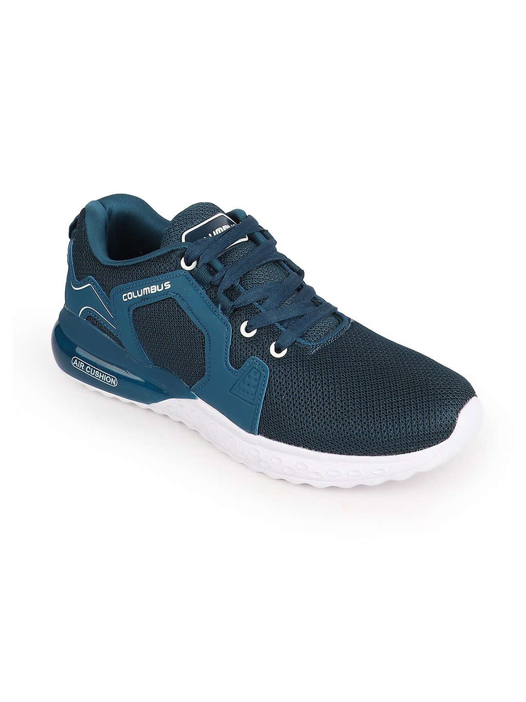 

Columbus Men Blue Mesh Running Non-Marking Shoes