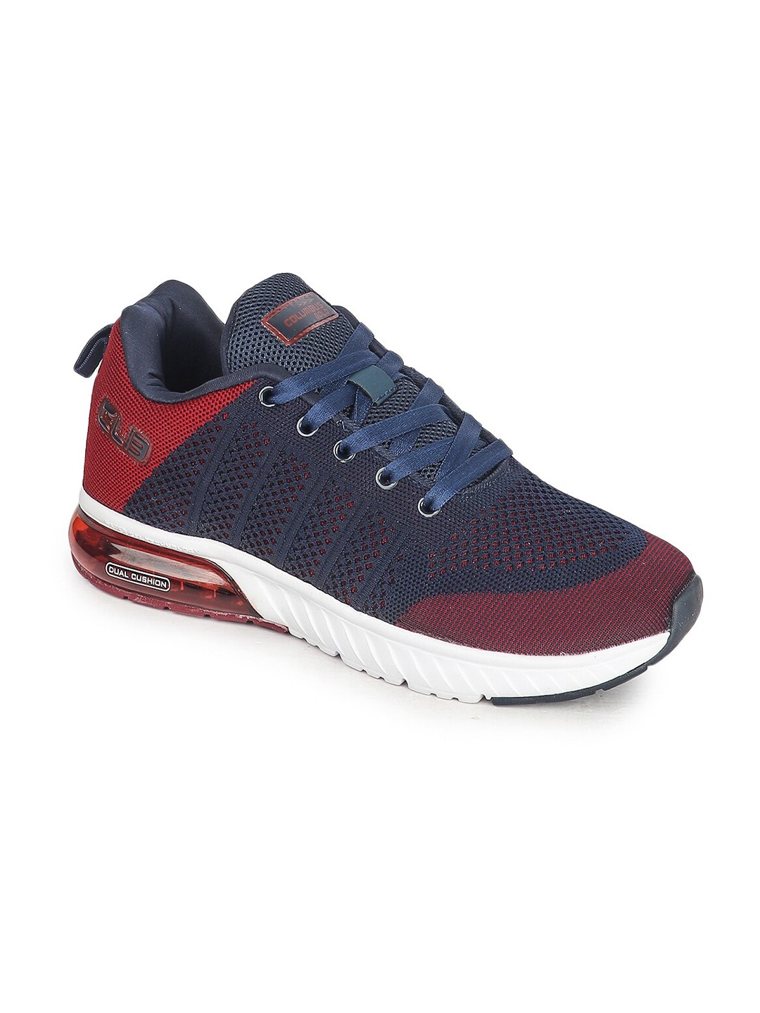

Columbus Men Navy Blue Mesh Running Non-Marking Shoes